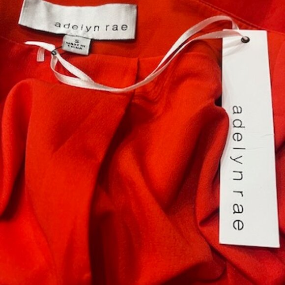 Adelyn Rae Jinni Fit & Flare Party Prom Split Back Red Dress sz Small NWT - Picture 6 of 8